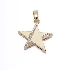 Yıldız Model Vip Kolye Ucu - 14K
