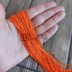 11/0 Preciosa Dizi Kum Boncuk 93140 Opak Turuncu 081