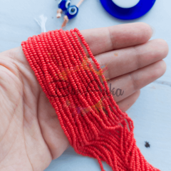 Preciosa 11/0 Dizi Kum Boncuk 93170 Açık Kırmızı