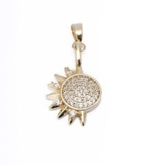 Taş Model Vip Kolye Ucu - 14K