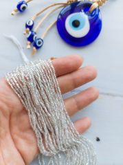 Preciosa 11/0 Gram Kum Boncuk Kristal Gümüş Ton 5 gr
