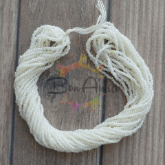 Preciosa 11/0 Dizi Kum Boncuk 47102 İnci Beyaz