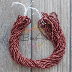 Preciosa 11/0 Dizi Kum Boncuk 13600 Mat Kahverengi