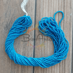 11/0 Preciosa Dizi Kum Boncuk 63080 Opak Mavi 079