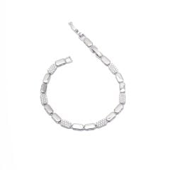 Petek Model Vip Silver Bileklik