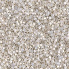 5 g No:124 Miyuki Delica 11/0 DB0221 Yaldızlı Beyaz Opal