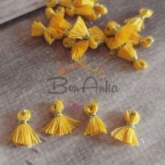 (5 adet) 1 cm Kavuniçi Renk Minik Püskül - 023