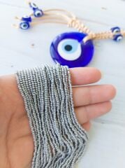 Preciosa 11/0 Dizi Kum Boncuk (318) Gümüş Tonu