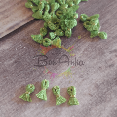 (5 adet) 1 cm Yeşil Renk Minik Püskül - 033