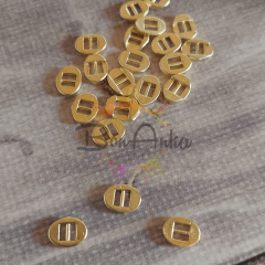 (1 adet) 1 cm Altın Kaplama Model - 2 Ara Aparat