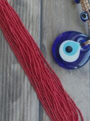 Preciosa 11/0 Dizi Kum Boncuk (137) Kırmızı-Bordo Tonu