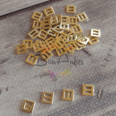 (1 adet) 1 cm Altın Kaplama Model - 4 Ara Aparat