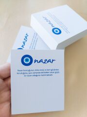 350 gram 1. Sınıf Kuşe Kağıt - 8 Cm * 9.5 Cm - Bijuteri Ürün Tanıtım Kartı - 004