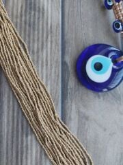 Preciosa 11/0 Dizi Kum Boncuk (336) Altın Tonu