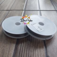 0,35 mm Gümüş Çelik Tel Boncuk Teli 25 Metre 1 adet