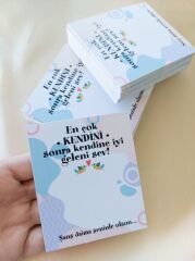 350 gram 1. Sınıf Kuşe Kağıt - 8 Cm * 9.5 Cm - Bijuteri Ürün Tanıtım Kartı - 008