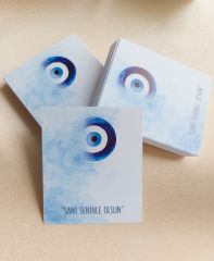 350 gram 1. Sınıf Kuşe Kağıt - 8 Cm * 9.5 Cm - Bijuteri Ürün Tanıtım Kartı - 011