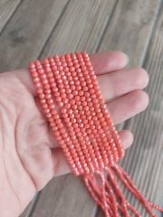 1 Dizi - 3 mm Kristal Cam Boncuk - 012