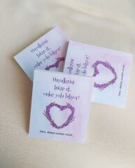 350 gram 1. Sınıf Kuşe Kağıt - 8 Cm * 9.5 Cm - Bijuteri Ürün Tanıtım Kartı - 016