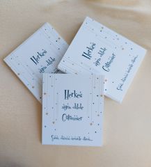 350 gram 1. Sınıf Kuşe Kağıt - 8 Cm * 9.5 Cm - Bijuteri Ürün Tanıtım Kartı - 024