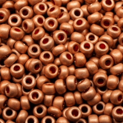 Preciosa 11/0 Dizi Kum Boncuk 18589 (087) Metalik Mat Bakır