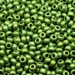 Preciosa 11/0 Dizi Kum Boncuk 18556 Metalik Mat Yeşil
