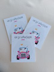 350 gram 1. Sınıf Kuşe Kağıt - 8 Cm * 9.5 Cm - Bijuteri Ürün Tanıtım Kartı - 036