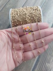 (1 metre) 316 L 235 sf Çelik Sarı Toplu Zincir