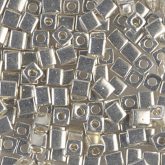 Miyuki Kare Boncuk 3 mm Galvanizli Gümüş 5 g (SB3-1051)