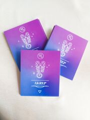 350 gram 1. Sınıf Kuşe Kağıt - 8 Cm * 9.5 Cm - Bijuteri Ürün Tanıtım Kartı - 043